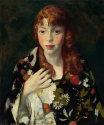 Edna Smith en kimono japonais